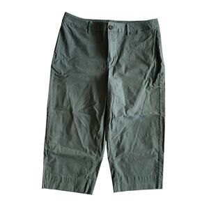 LOFT : NEW NWT Stretch Cotton Crop Pants in Sage Green : 18 Plus